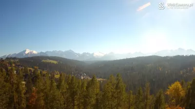 Wspaniałe jesienne górskie widoki