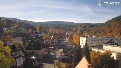 Karpacz w jesiennym widoku 