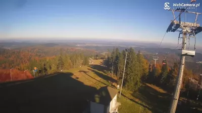 Jesienne widoki z Jaworzyny Krynickiej 